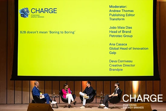 Speaking at CHARGE: Powering Energy Brands
