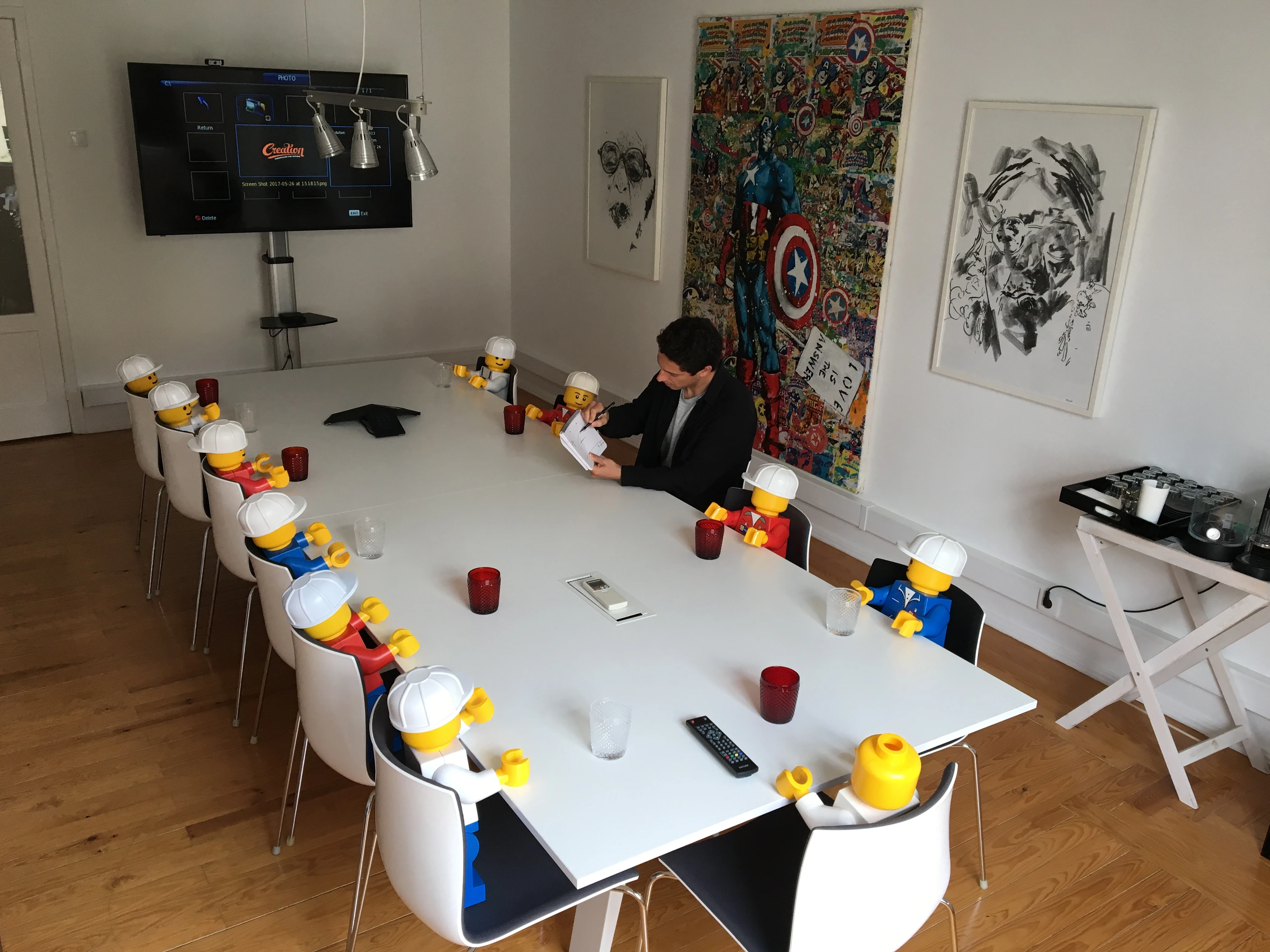 LEGO board meeting