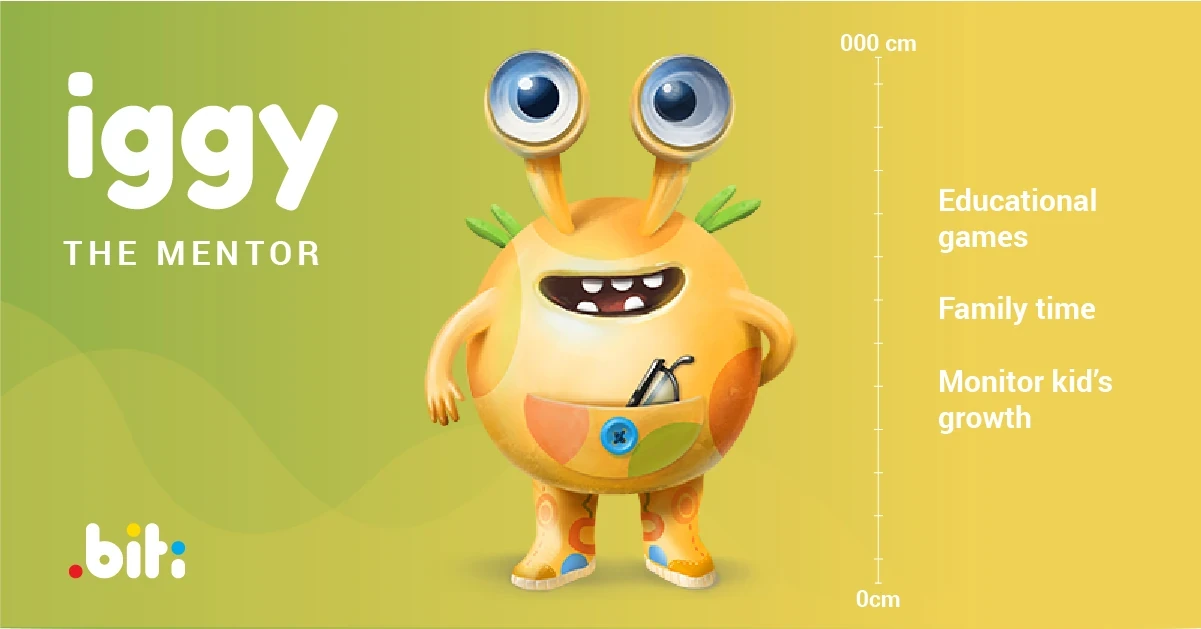 Iggy the Mentor, yellow character card