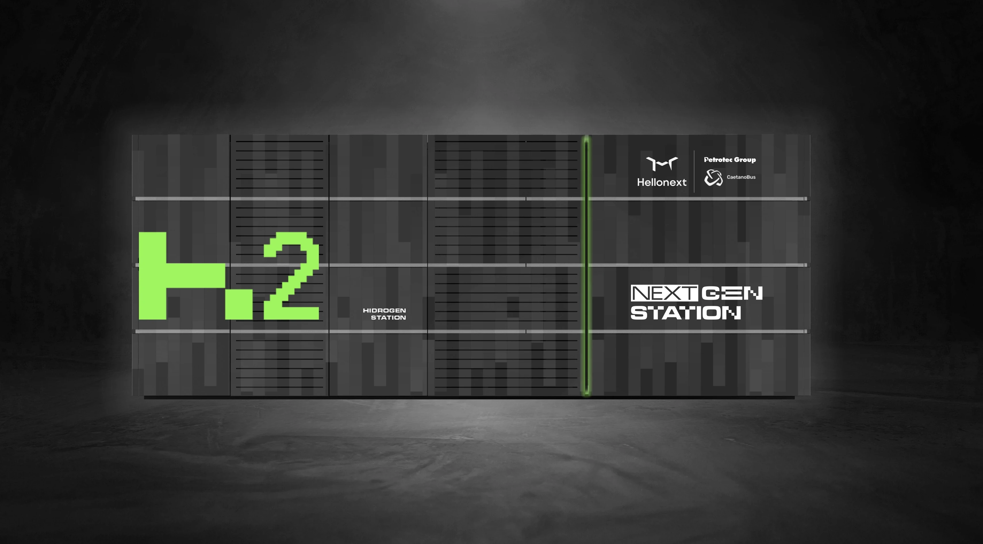 3D render of CORE H2 system, front view